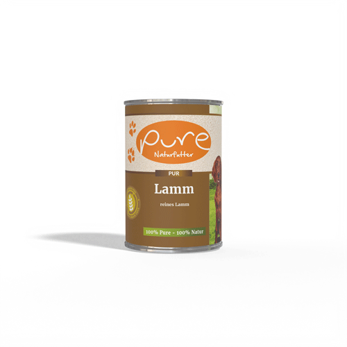 PURE-Naturfutter-Supreme-Nature-Dose-Hund_Lamm_PUR_400g_V2