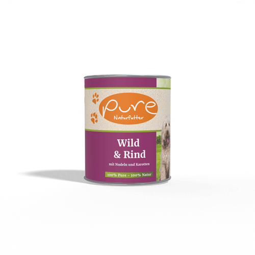 Pure naturfutter Hondenmenu wild & rundvlees