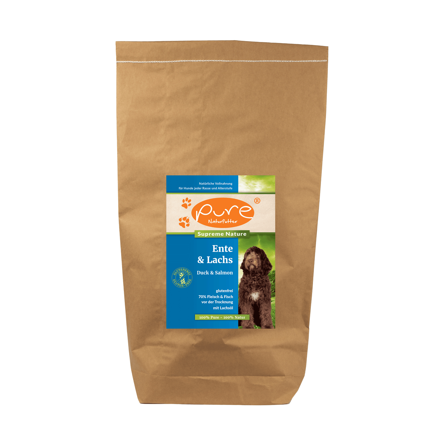 Pure Naturfutter Supreme Ente & Lachs hund